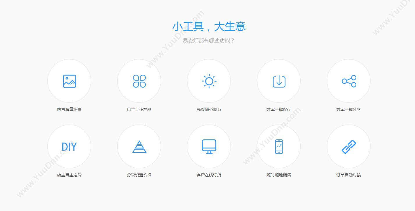 深圳云上互联科技有限公司 易卖灯店铺版 客商管理平台