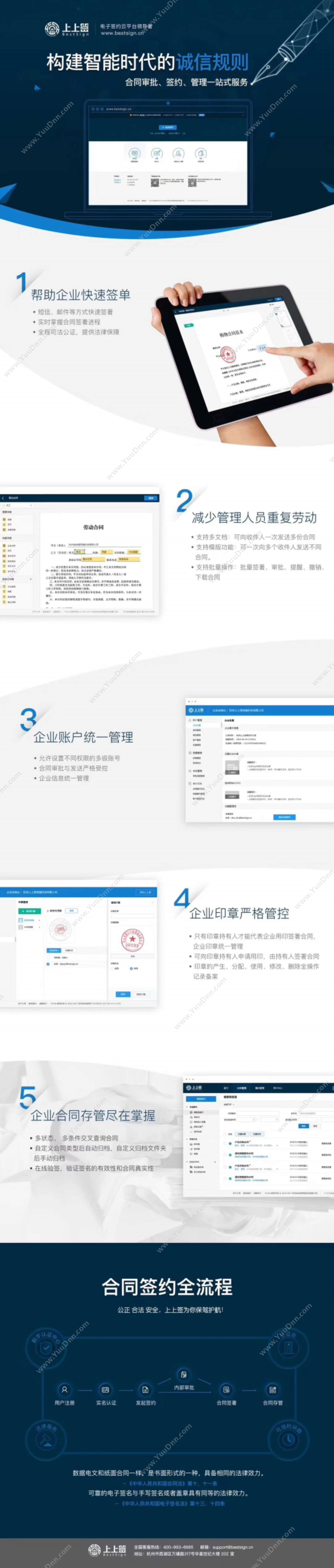 杭州尚尚签网络科技有限公司 上上签电子合同 电子签章