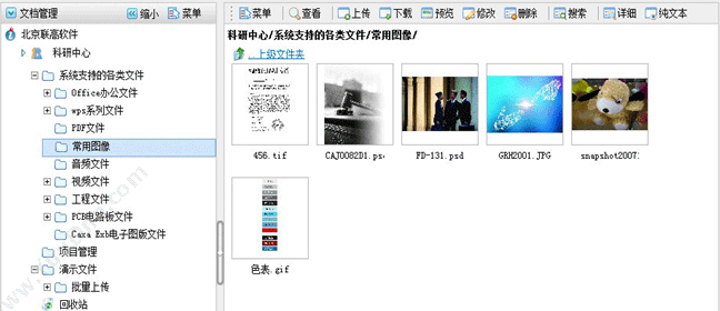 北京联高软件开发有限公司 多可企业网盘系统 文档管理