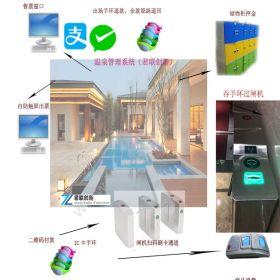 深圳市君联创新科技有限公司 温泉酒店汗蒸洗浴收银系统,一卡通手环回收 收银系统
