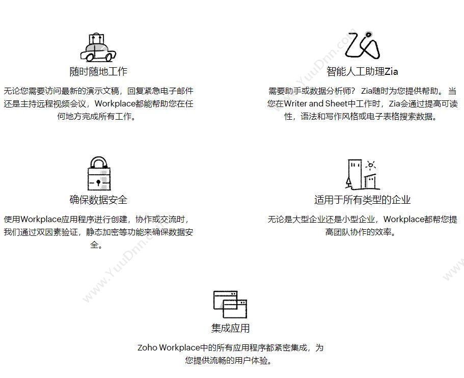 卓豪（中国）技术有限公司 Zoho Workplace在线办公套件 协同OA