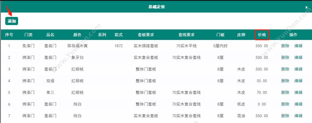 北京小云淘客科技有限公司 木门厂订单管理系统 订单管理OMS