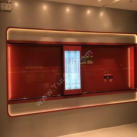 深圳市鼎深电子虚拟讲解滑轨屏|展厅互动滑轨屏软件卡券管理