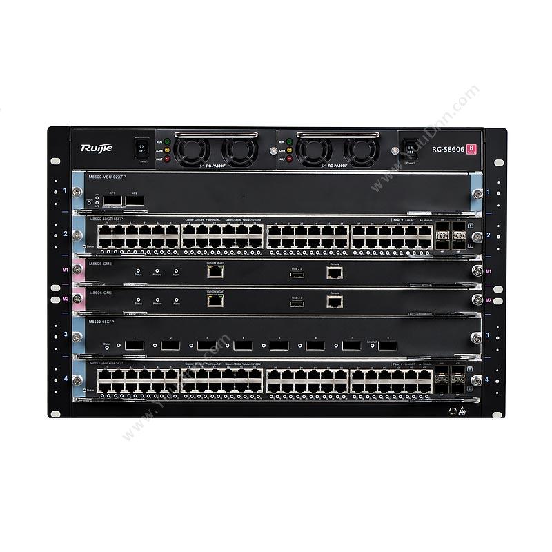 星网锐捷 RuijieRG-S8606-B高密度多业务IPv6核心路由交换机千兆网络交换机