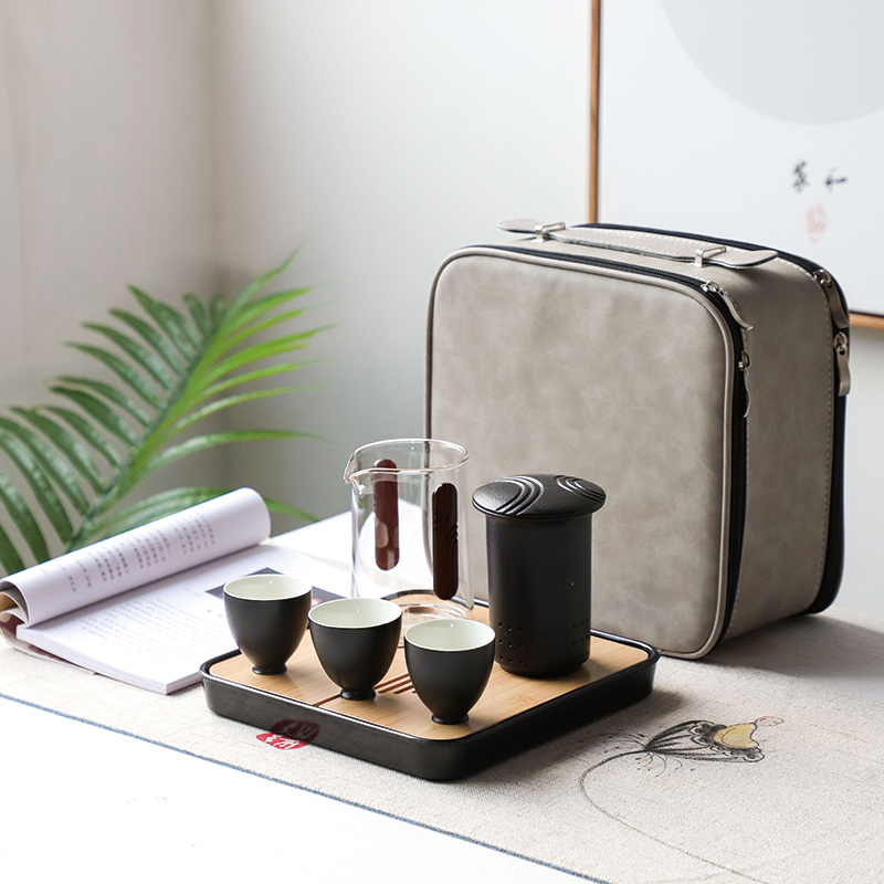 大润窑 大润窑时尚方来茶具陶瓷茶具旅行 陶瓷茶具