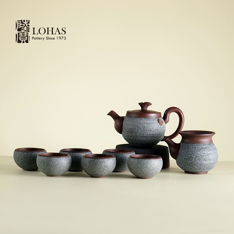 陆宝岩藏观海茶组陶瓷茶具
