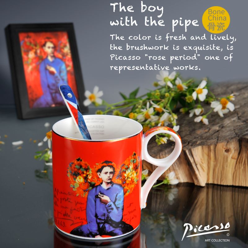 毕加索 毕加索艺术马克杯1入 陶瓷杯