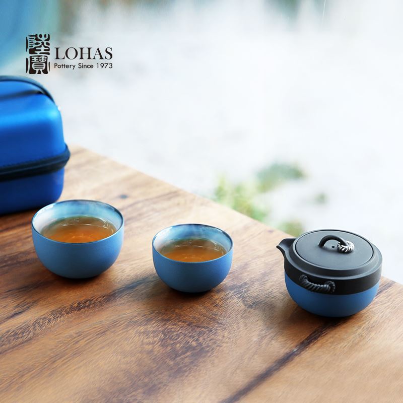 陆宝金喜环旅行组陶瓷茶具