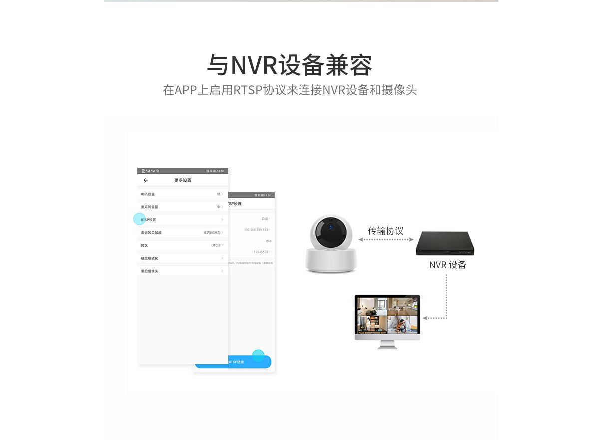 嵩诺 嵩诺智能高清摄像头WIFI远程 GK-200MP2-B 摄像机