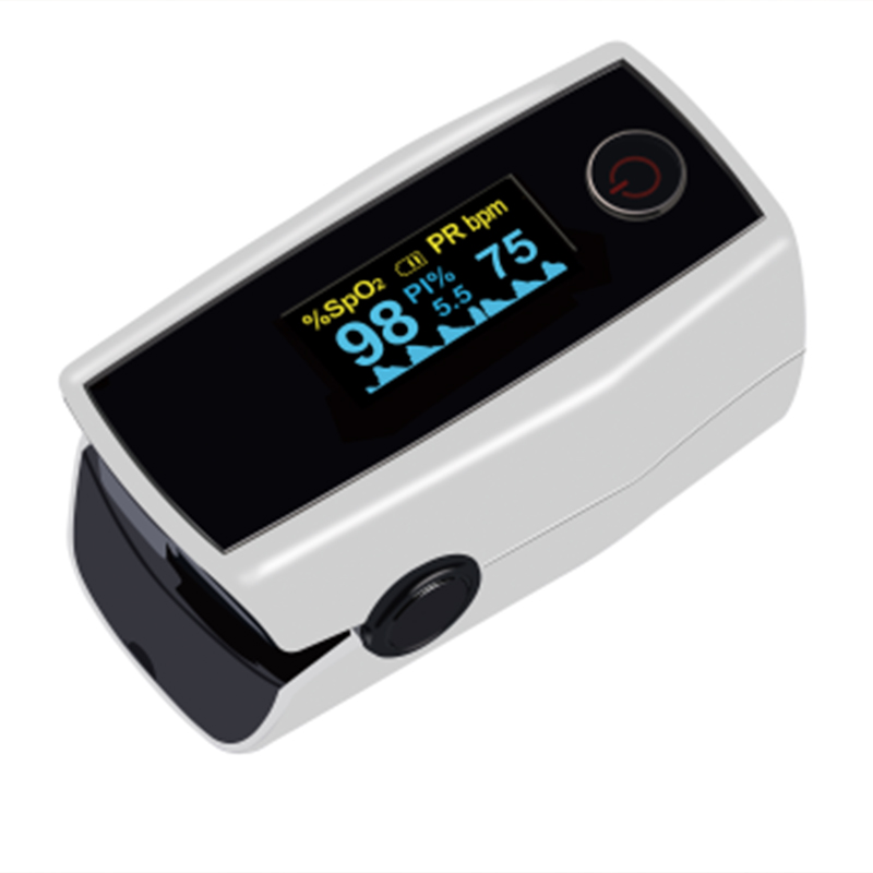 物果智家高品质 OLED 显示屏便携式 SPO2 指尖脉搏血氧仪健康监视器