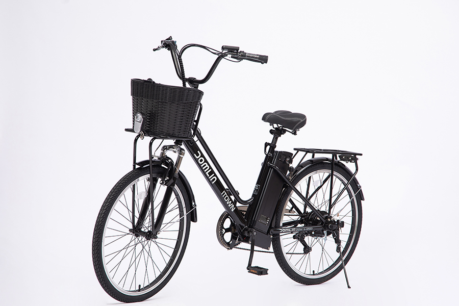 物果 26”City Bike 36V 10Ah 250W 7S SHIMANO with LED Light 电动自行车