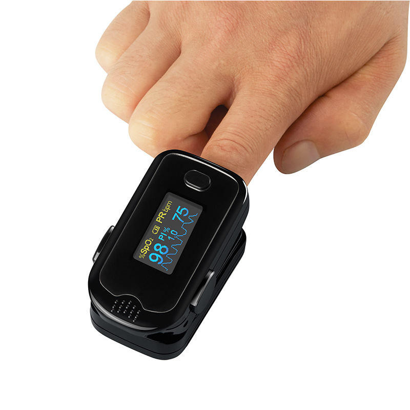 物果 OEM 血氧监测仪 OLED 手指脉搏血氧仪 健康监视器