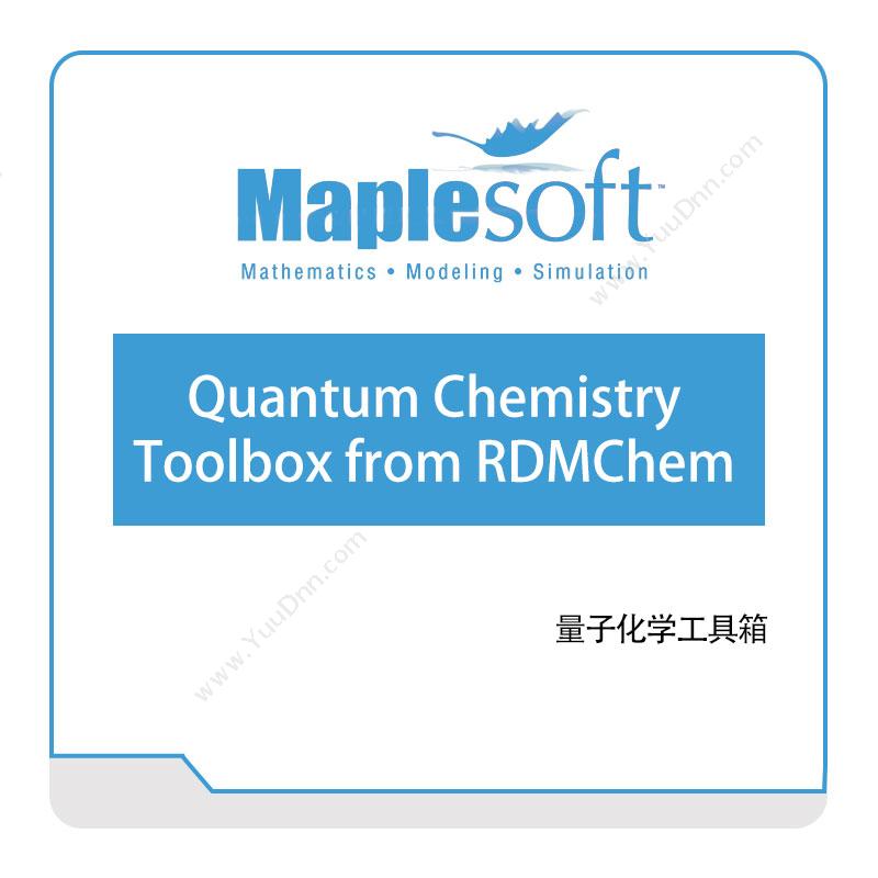 MapleSoft  Quantum-Chemistry-Toolbox-from-RDMChem 数学软件