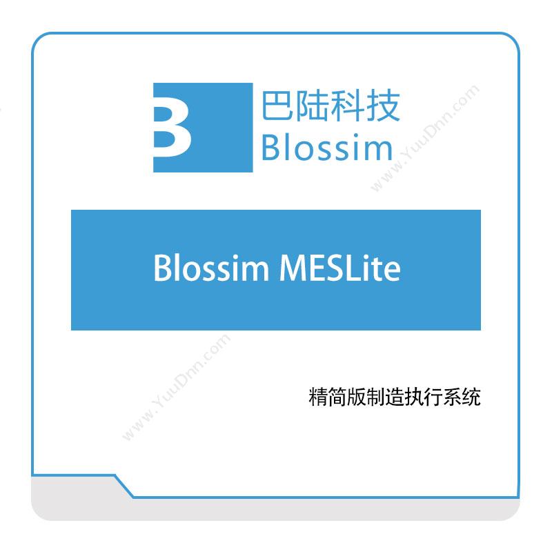 巴陆科技Blossim-MESLite生产与运营