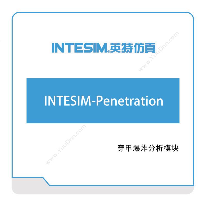 大连英特 INTESIM-Penetration 仿真软件