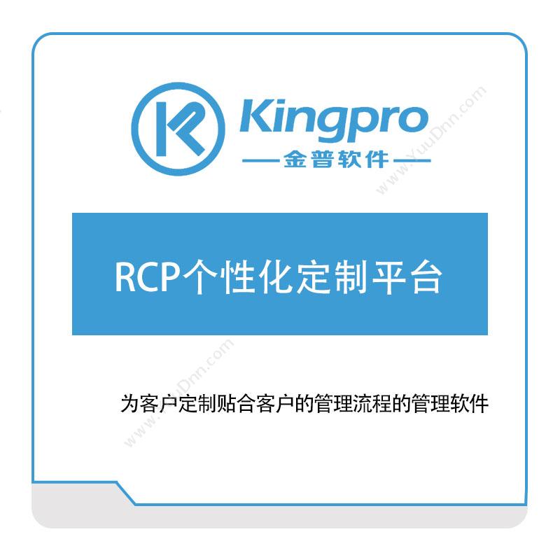 金普软件 RCP个性化定制平台 软件定制开发