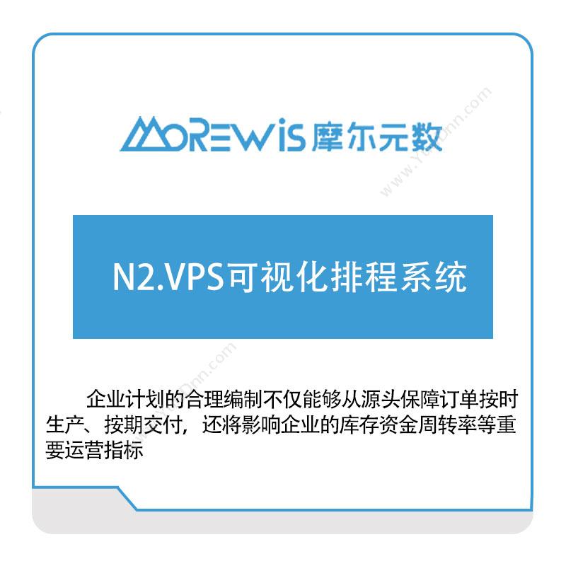 摩尔元数 N2.VPS可视化排程系统 排程与调度
