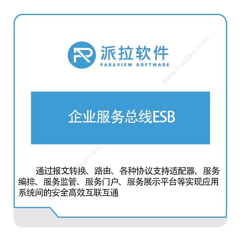 上海派拉软件 企业服务总线ESB 企业总线