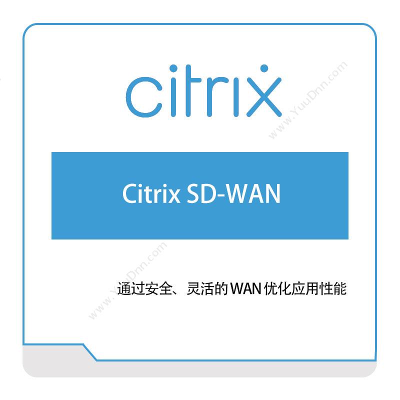 思杰 CitrixCitrix-SD-WAN虚拟化
