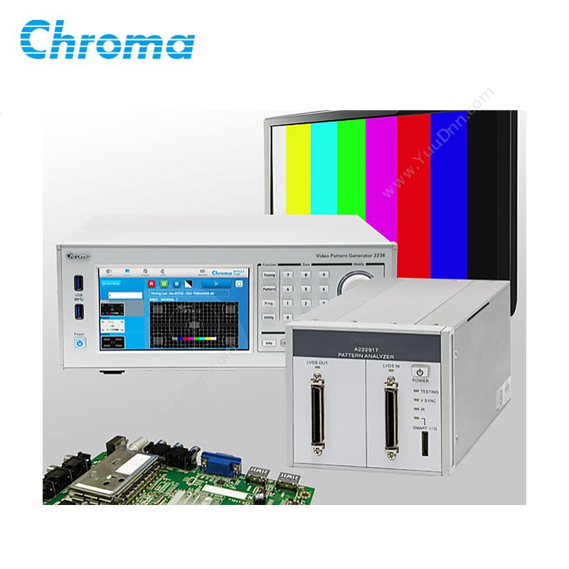 致茂电子PCBA图像分析仪-ModelA222917视频与色彩测试